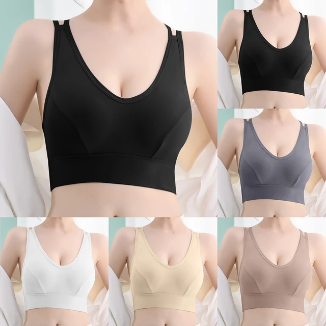 Women Cross Strap Sports Bra Top Women Yoga Gym Crop Top Brassiere Fitness  Top Sport Bra Breathable Bras Solid Push Up Sport Bra - AliExpress