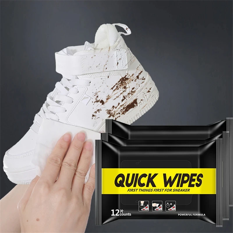 Cleaning Cloth Towel Cleaning Cloth Dish Cleaning Cloth Microfiber Dish Cloth Dish Cloth 12Pcs/30Pcs Disposable Shoes Clean Wipes Portable White Shoes Cleaning Care Wipes Sneakers Cleaning Quick Wet Wipe