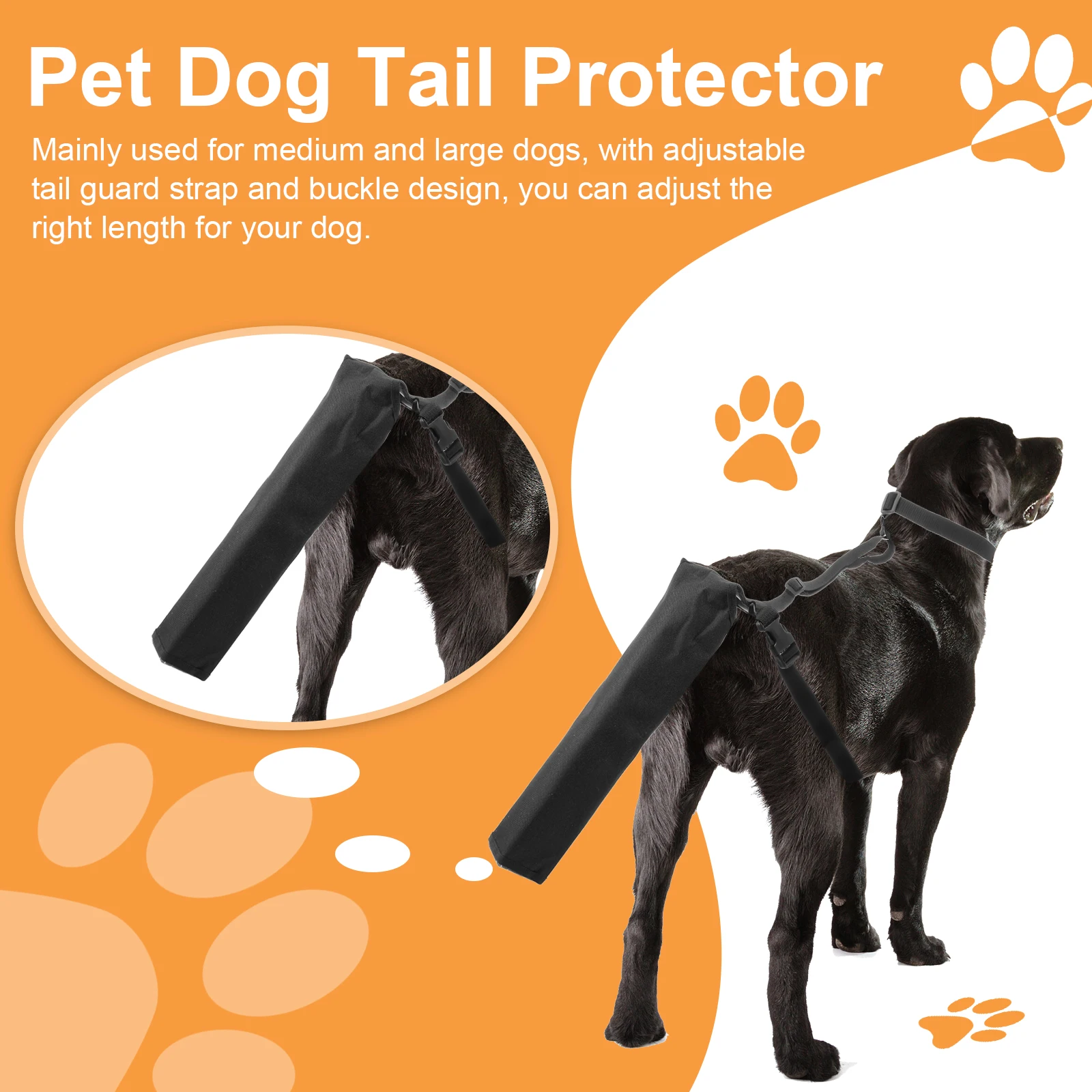 Universal Dog Tail Protector Convenient to Wear Dog Tail Guards Comfortable Dogs Tail Protector Sleeve Pet Supplies Accessories