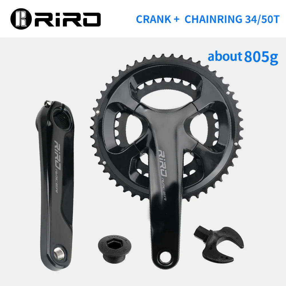 RIRO-超軽量自転車クランクセット,BB, 34 T, 50T, 170mm,統合