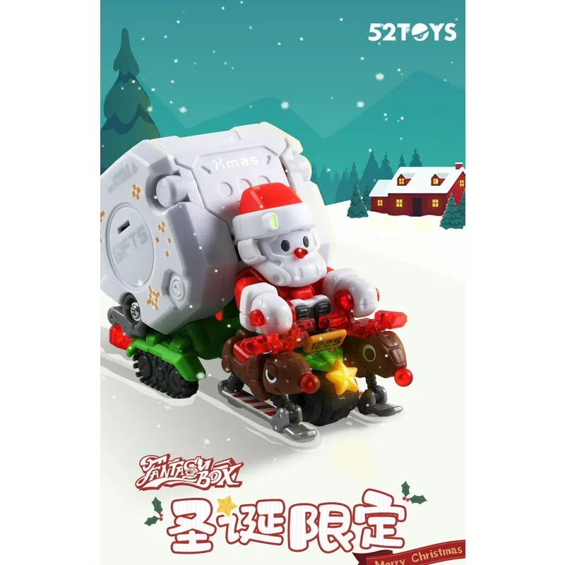 새로운 52TOYS 오리지널 원더풀 박스 시리즈 크리스마스 한정판 선물 박스 변형 장난감 소년 선물 컬렉션 재고 있음