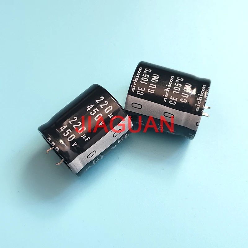 6pcs-nichicon-gu-450v220uf-30x35mm-220-450v-ce-105