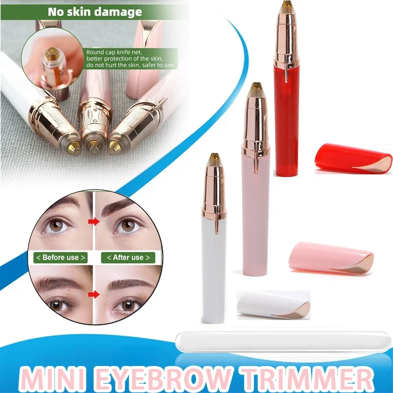 New USB Rechargeable Mini Eyebrow Trimmer Safe Portable Electric Trimmer Automatic Multi-functional Hair Removal Eyebrow