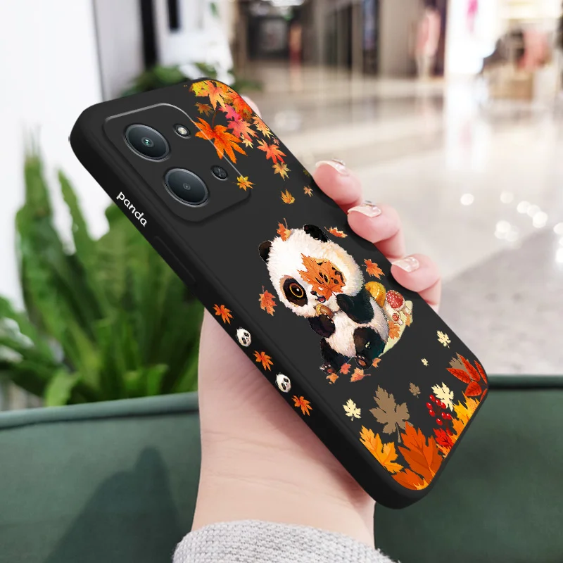 Panda-Themed Silicone Soft Phone Case