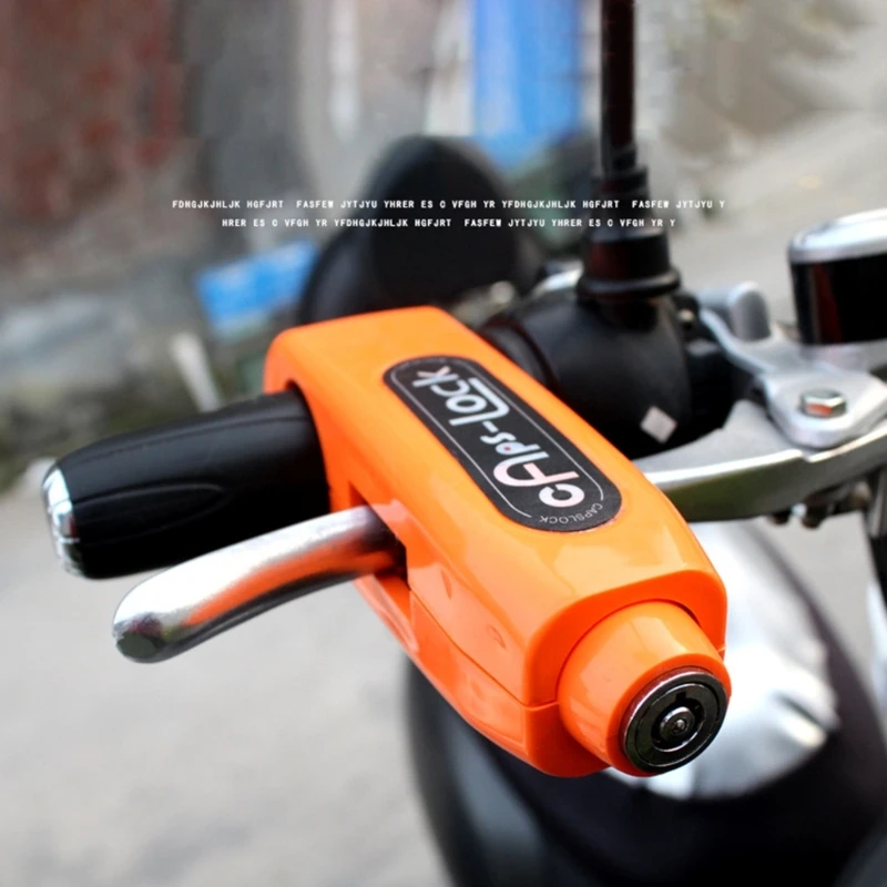 

Motorcycles Locks Heavy Duty Anti Theft Bike Handlebar Lock for Security Protections for ATV, Electric Bike