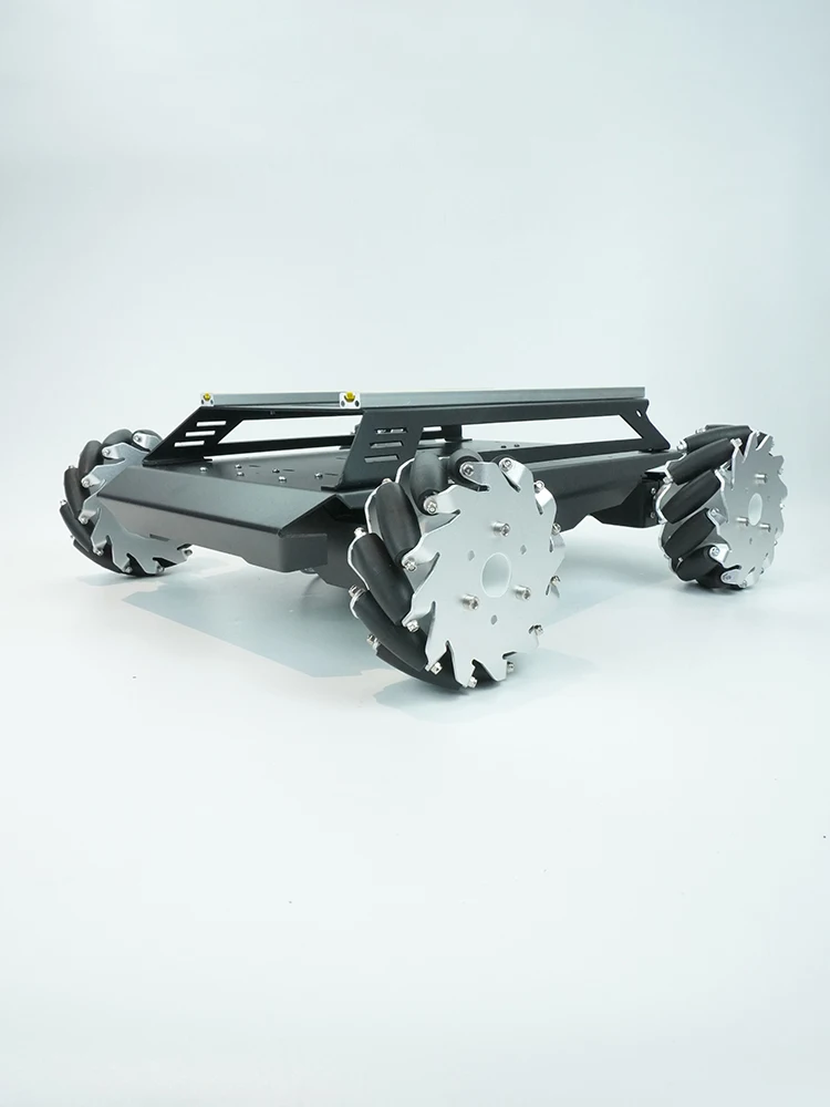60kg Load Heavy Duty Metal Car Chassis 127mm/152mm Mecanum Wheel Trolley Omnidirectional Mobile Robot for Arduino Robot DIY Kit