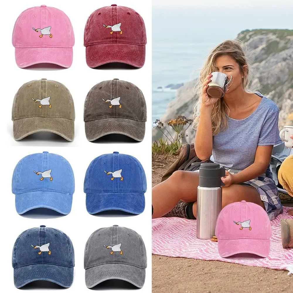 Cotton White Baseball Cap Adjustable Snapback Hat for Unisex