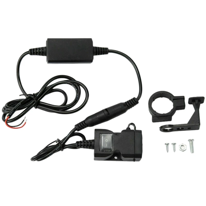 

Зарядное устройство для мотоцикла и автомобиля с 2 USB-портами