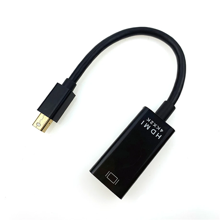 미니 디스플레이 포트 DP 수-HDMI 암 컨버터 어댑터 케이블 50 개, 에어 프로 맥 맥북 노트북용