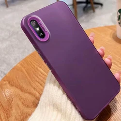 Funda para teléfono metálica mate de lujo Aurora para Xiaomi Redmi 9A, 9AT y 9i