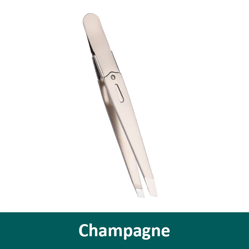 Eyebrow Tweezers Hair Beauty Hair Fine Hairs Eyebrows Stainless Steel Slanted Eye Brow Clips Removal Makeup Tools