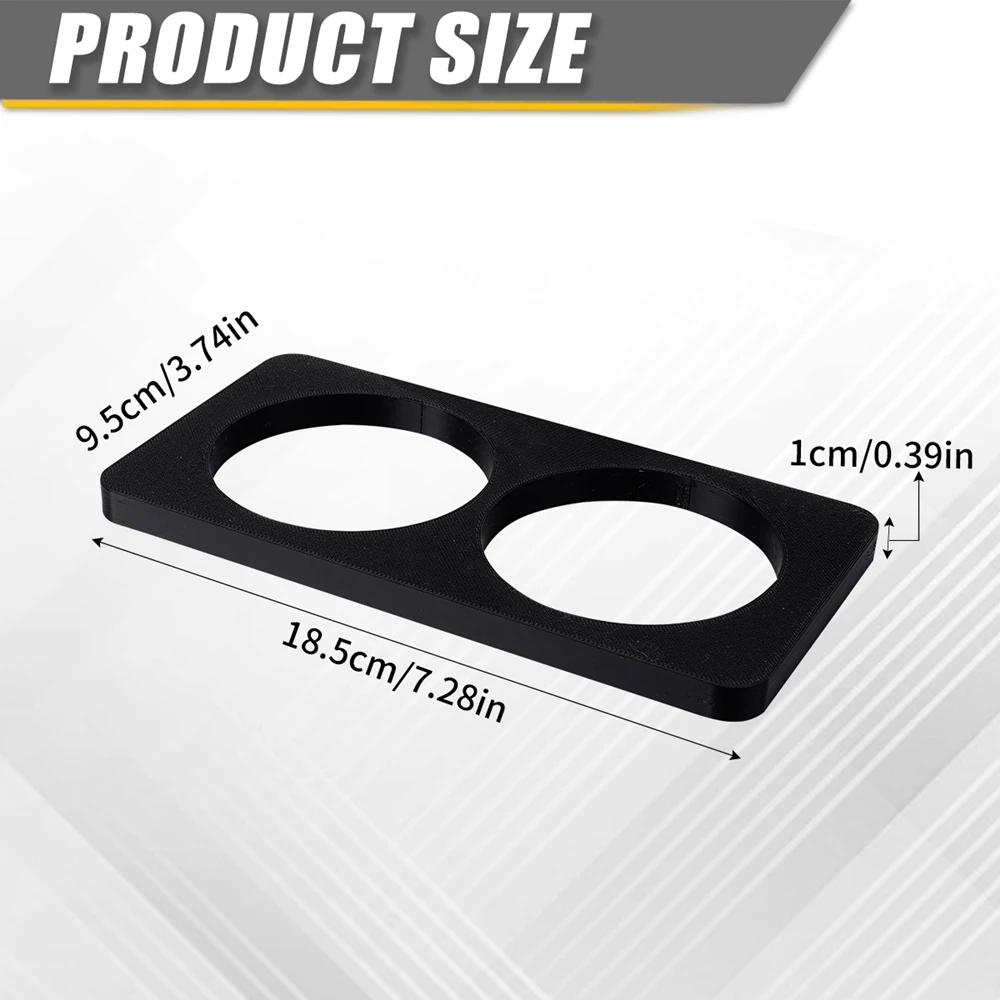 Center Console Cup Holder For Mazda Miata NA (1990-1997) – Dual Drink Holders, Black, Easy Install