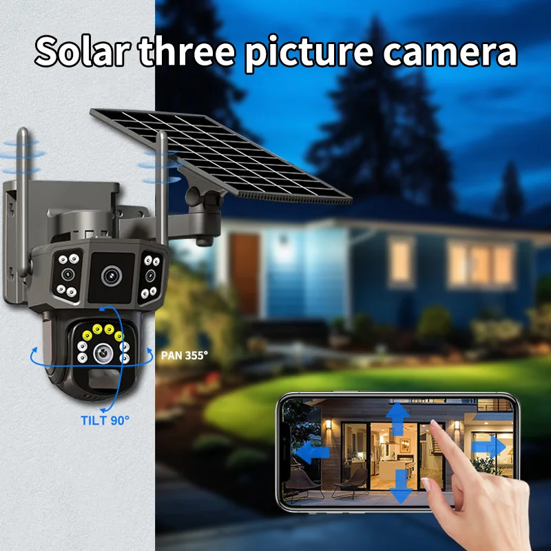 4G Solar Wireless Security Camera with Night Vision