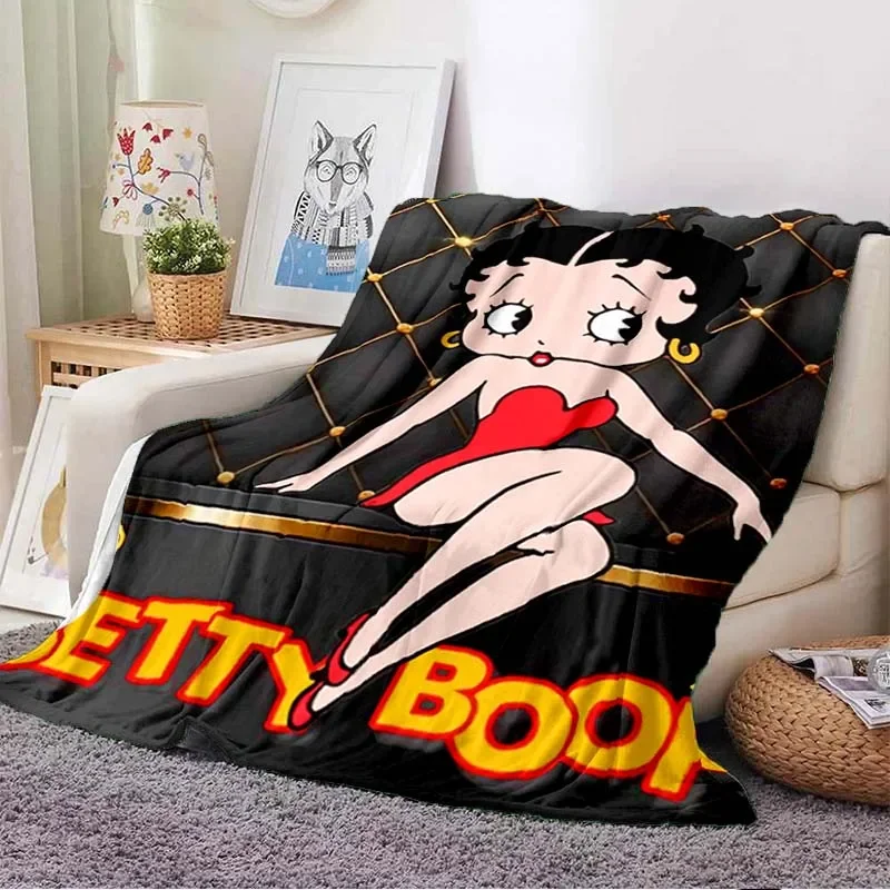 

Sexy Cartoon Girl Custom Blanket Thin Blanket Soft Warm Throw Blankets Cozy Blankets for Beds Gift Soft Flannel Home Blanket