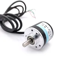 Rotary Incremental Encoder 38S6G5-B-G24N AB 2-Phase connection 50/100/200/360P/R 5-24V Solid Shaft DC Open collector NPN output 2