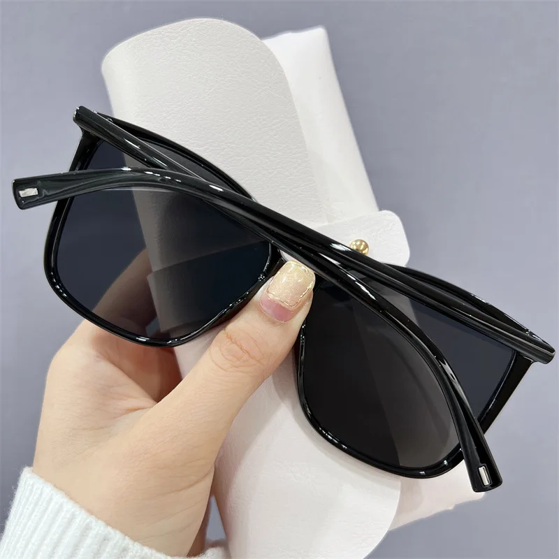 Oulylan Oversized Square Sunglasses Women Fashion Vintage Big Frame Sun Glasses Men Driving Goggles Shades UV400 Korean Style reader sunglasses