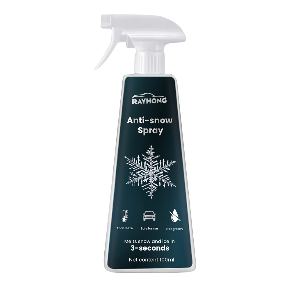 Fast Ice Melting Spray Defrosting Anti Frost Spray Car Window Glass Deicing Instantly Melts Ice for Car Windshield Window Mirror