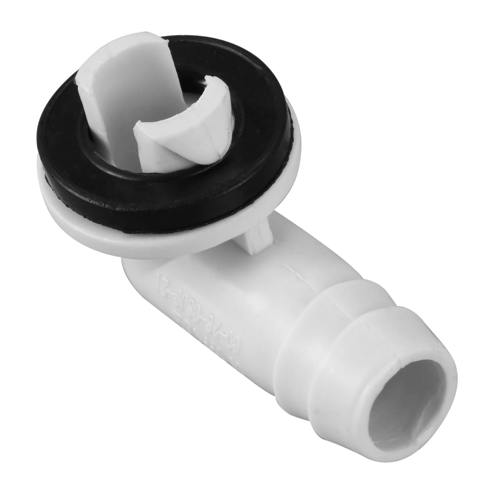 A78E-Air Conditioner Ac Drain Hose Connector Elbow Fitting with Rubber Ring for Mini-Split Units and Window Ac Unit 3/5