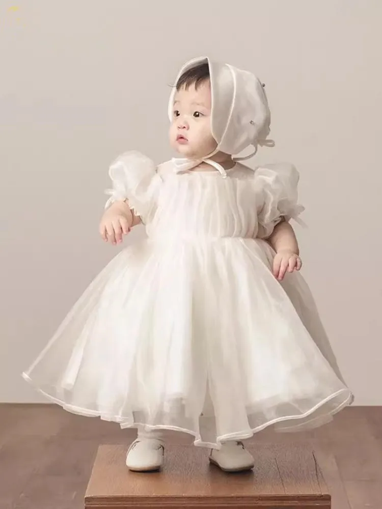 New Children's Princess Baptism Evening Dress Wedding Birthday Party Flower Girl Dresses A3759 Vestidos Bridesmaid Dresses