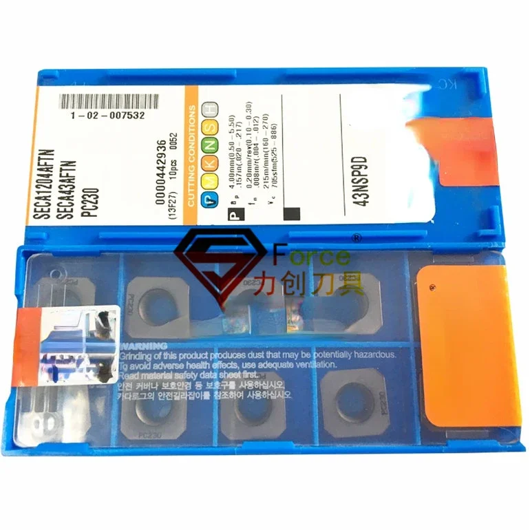 

Лезвие ЧПУ с четырьмя сторонними фрезерными вставками SECA1204AFTN PC230 Alpicool I2c I6