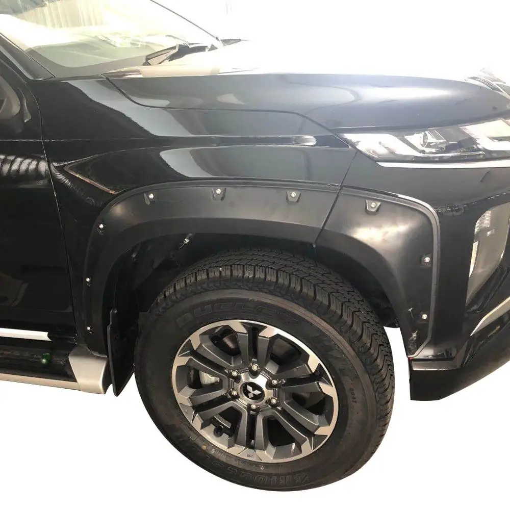 Wheel Arch Fender Flares For Mitsubishi l200 Montero triton 2019-2023  Mitsubishi Barbarian Mitsubishi Strada Strakar Car Styling - AliExpress