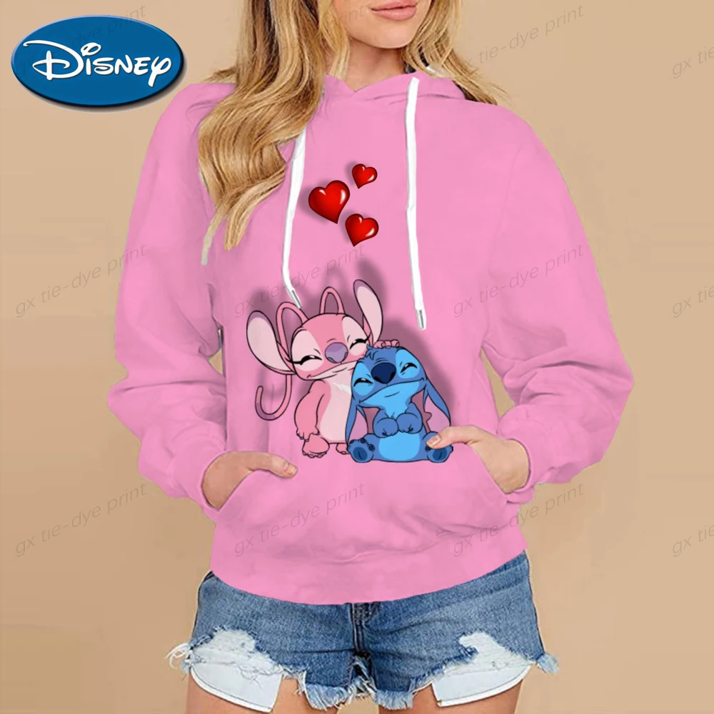 

Spring And Fall 3D Printed Sweatshirts Disney Stitch Men Women Children Fashion Hoodies Pullover Streetwear Boy Girl Kids Tops