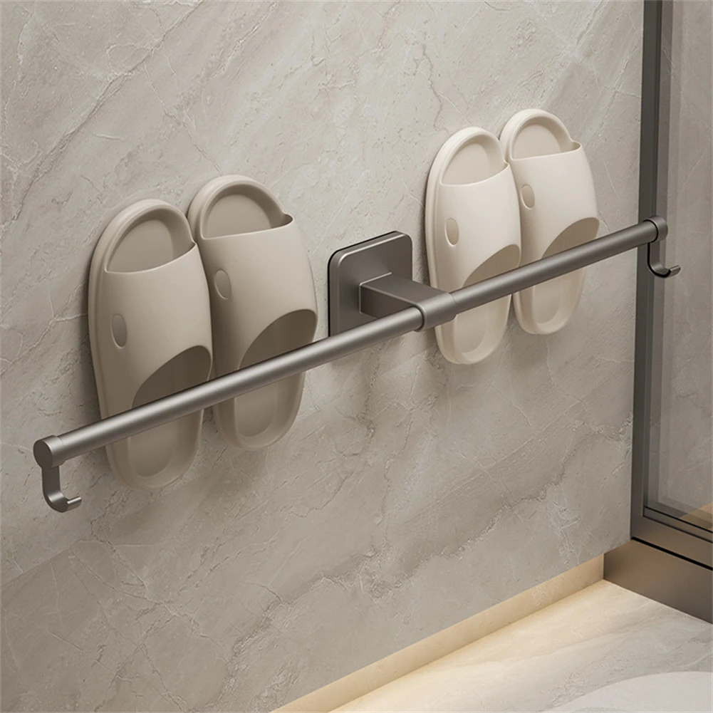 30/40/50CM Bathroom Towel Bar Kitchen Towel Rack Hanger Adjustable Self-adhesive Kitchen Bathroom Accessories Hange