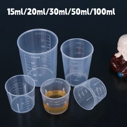 Transparent Graduated Measuring Cup and Beaker for Laboratory and Kitchen Use