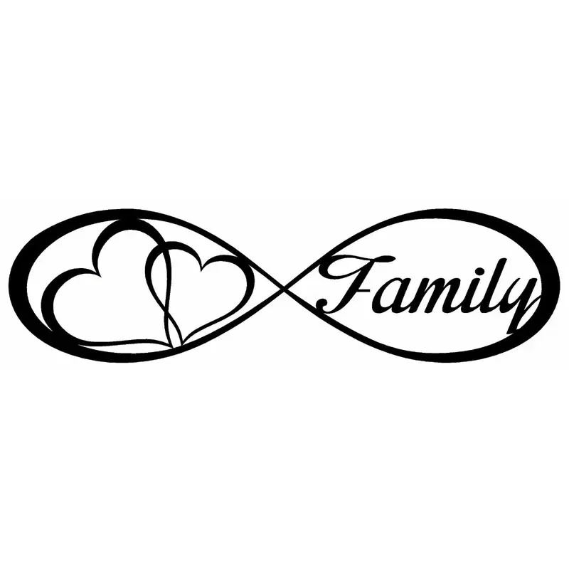 

Наклейка на автомобиль с надписью «Love Heart Forever»