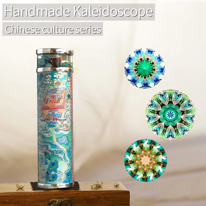 Morlens Handmade Kaleidoscope Masterpiece Tibet Culture The Potala Palace and The Green Tara Special Birthday Gift For Man Woman