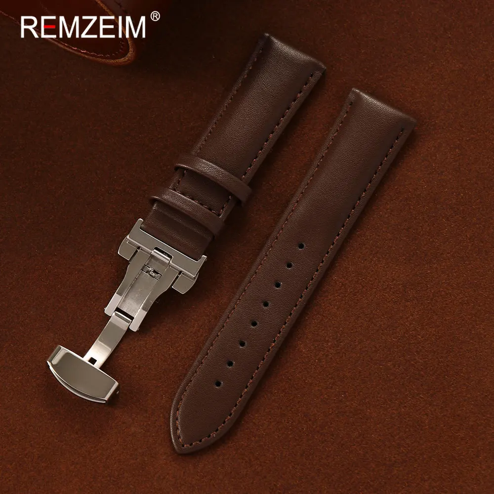 Men's Watch Strap with Butterfly Buckle - Comfortable & Durable for Everyday Wear