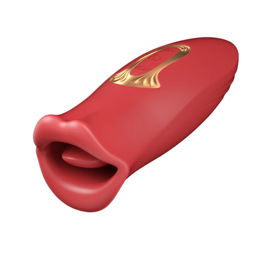 Leckender Zungenvibrator Für Damen Clitoris Und Brust Stimulation_voghion.com