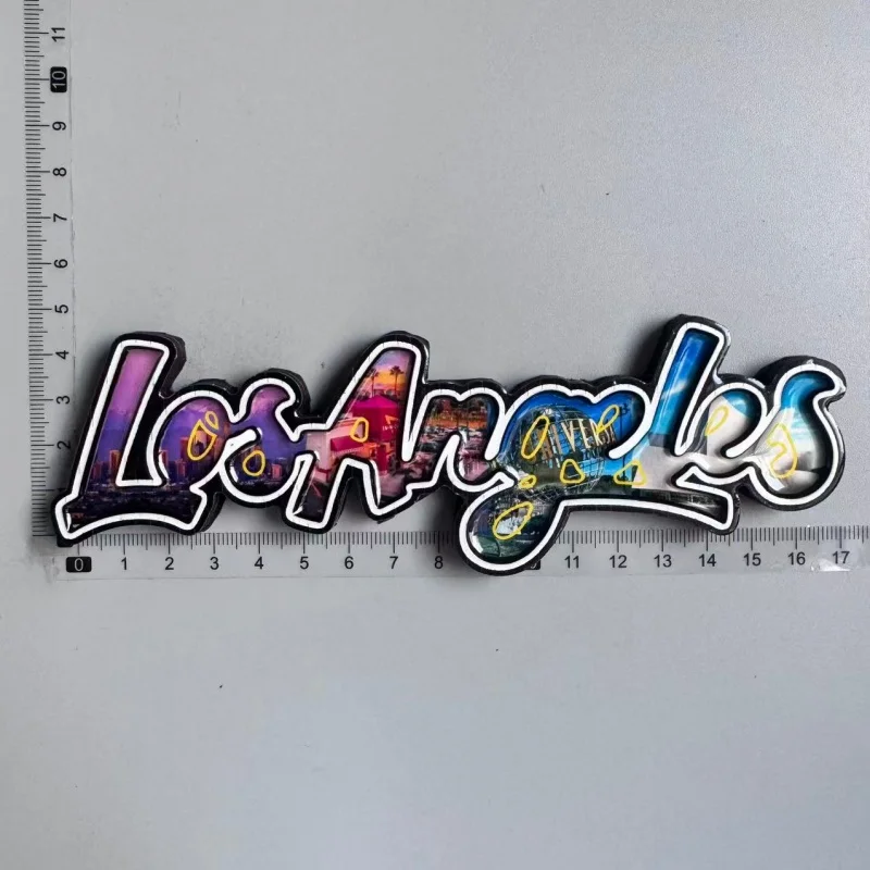 3D Beverly Hills Los Angeles Californië USA Koelkast Magneet Souvenir Gift, Huis & Keuken Decoratie Magnetische Sticker Beverly Hills Amerika koelkast