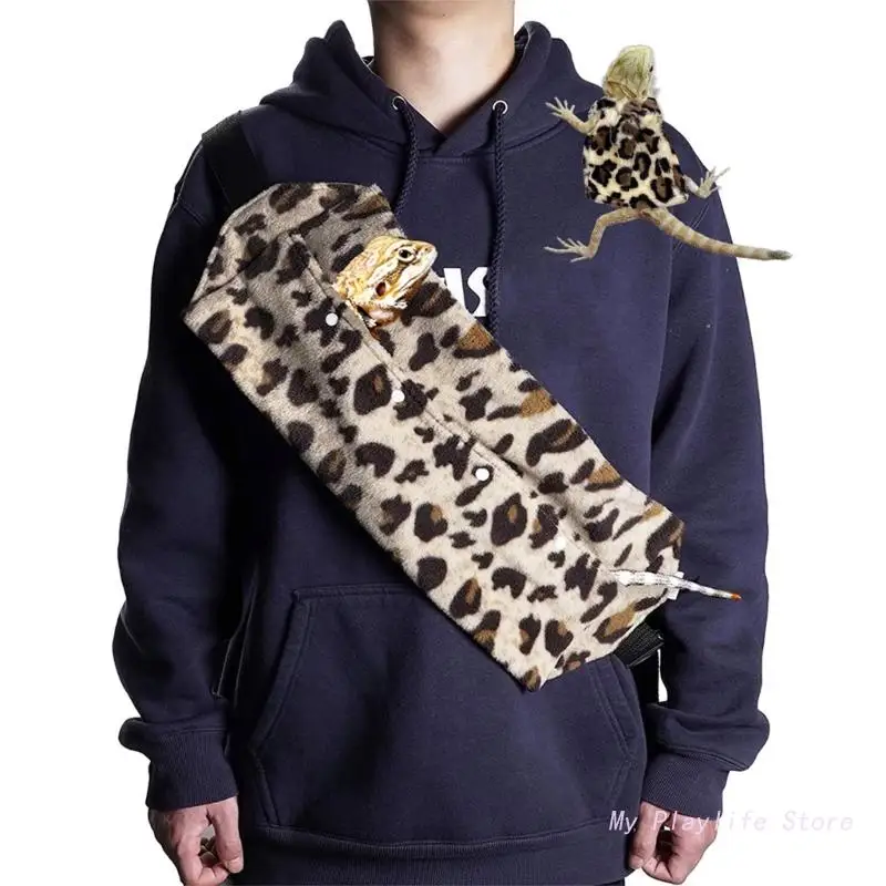 Bearded Dragon Carriers Reptile Pet Sling Bags Small Animal Travel Bag Pet Winter Outdoor Carry