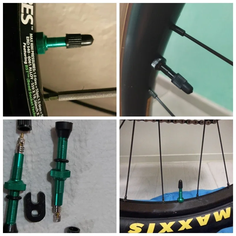 Bicycle Tubeless Valve Bicycle Valve 1PC for Road MTB Bike