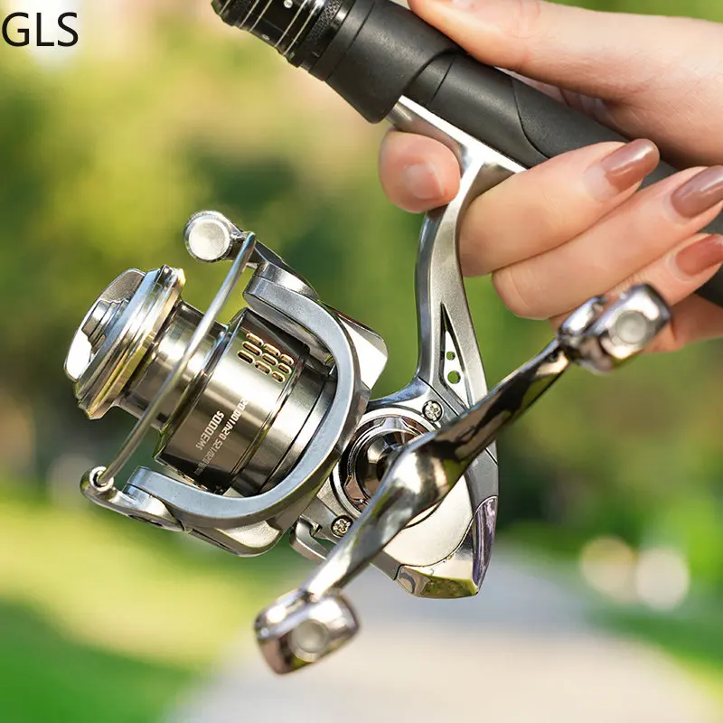 Spinning Reel Double Grip Deep Shallow Spool Carp Fishing Reel Fishing With  Balance Rod Metal Fishing Wheel Casting Reel - AliExpress