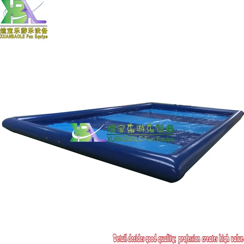 

durable pvc removable square adult n kids inflatable ground pool