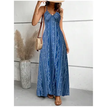 New Summer Sexy Sleeveless Long Dress 1