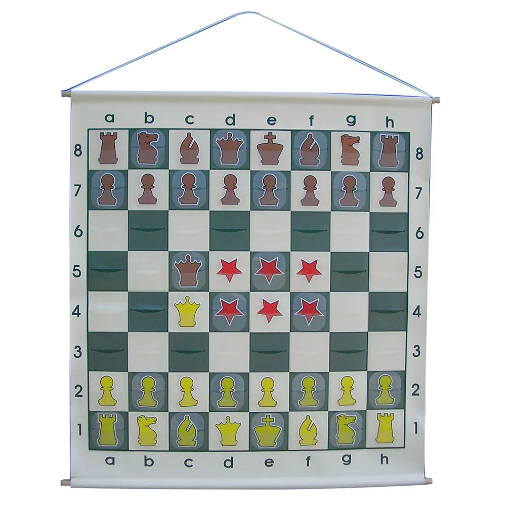 

Wall Hanging Chess Demo Boards 70cm - Chess Training Visual Aid, Chess Coaching Teaching Board, Chess School Display