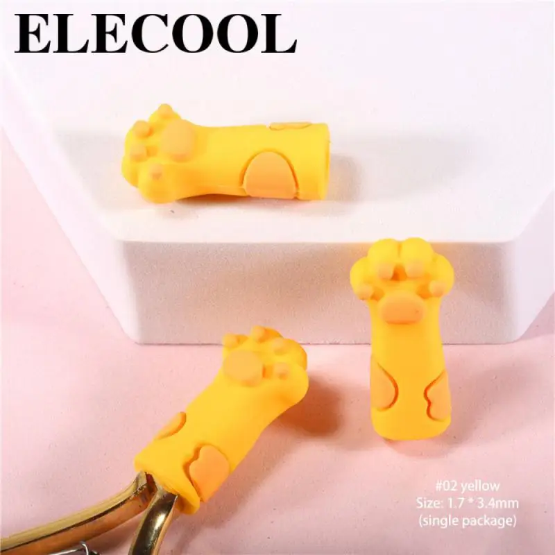 Защитный рукав защищает инструменты для ногтей чехол для кошачьих лап милые инструменты для маникюра и педикюра милый и забавный дизайн мультяшный Дизайн Мягкий