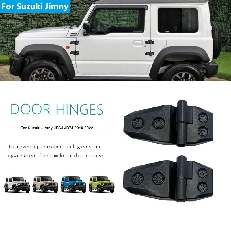 

Car Engine Hood Door Hinge Decoration Cover Stickers For Jimny For Suzuki Jimny JB64 JB74 2018-2022 Auto Exterior Accessories