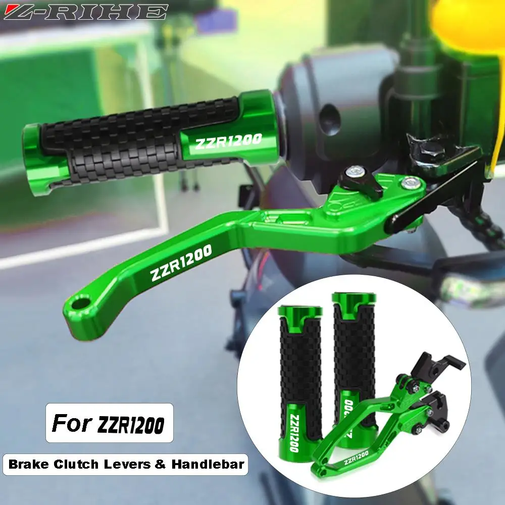 

Мотоциклетные аксессуары, короткие рычаги тормоза и сцепления, ручки руля, рукоятки для KAWASAKI ZZR1200 ZZR 1200 2002 2003 2004 2005