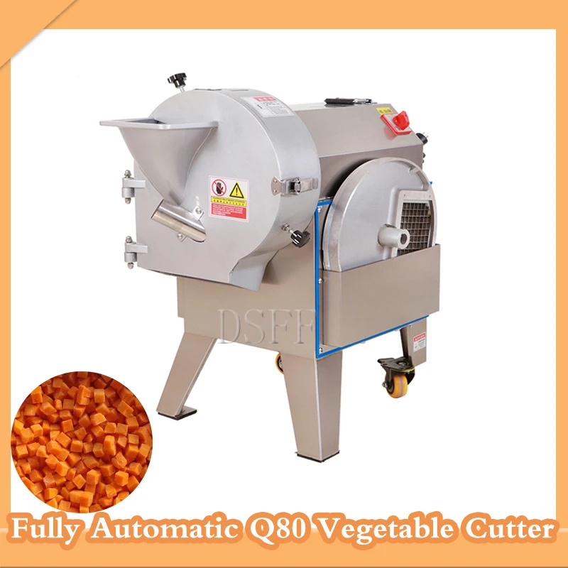 

Easy To Operate Electric Vegetable Cutting Machine Eggplant Tomato Dicer