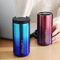 Coffee Thermos Bottle Travel Mug Stainless Steel with Leak Proof Screw Lid Coffee Cup Portable Keep Warm or Cold Water Bottle 2