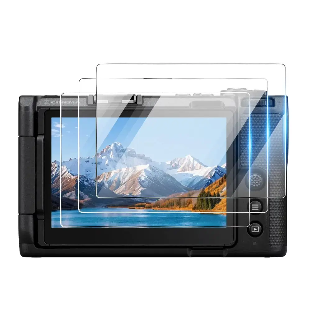HD 카메라 강화 유리 지문 방지 스크래치 방지 화면 보호 필름 Nikon ZR용 투명 카메라 화면 액세서리