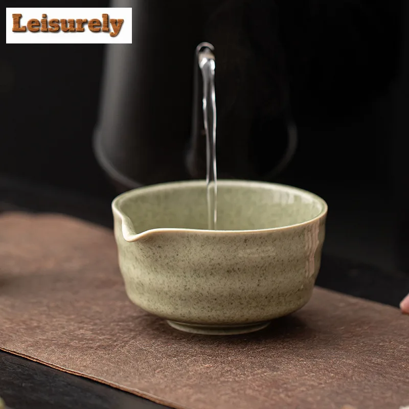 Ceramic Wave Petal Tea Set Complete Set Ancient Japanese Matcha Set Kit Tea Maker Tea Holder Tea Ceremonial for Beverage Shop