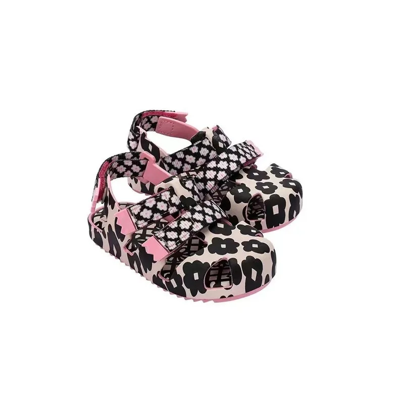 Mini Melissa New Arrival 2024 Mini Children Summer Sandals Hot Sale Kids Beach Shoes Big Girl and Boy Fashion Jelly Shoes 2