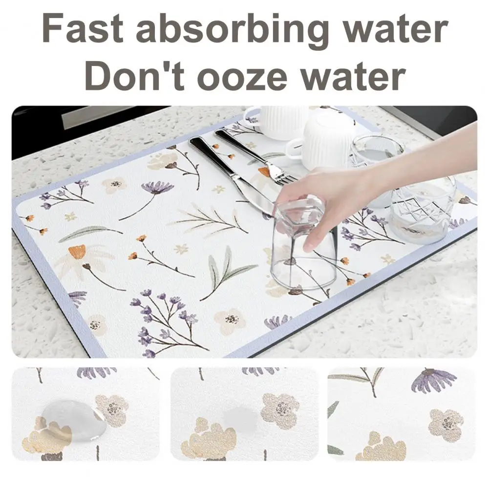 

Table Insulation Mat Durable Non-slip Rectangular Restaurant Bar Sink Countertop Table Protector Pad for Cafes