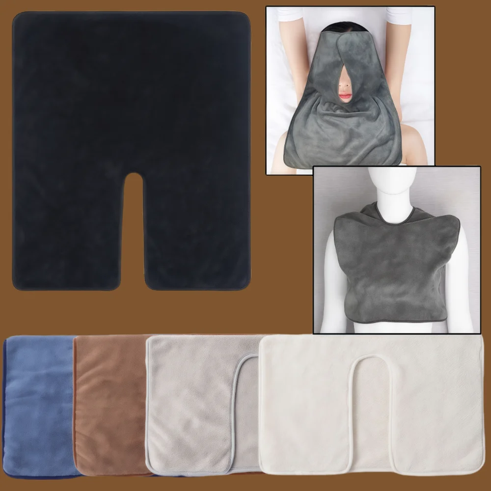 U Shape Microfiber Treatment Neck Towel for Spa Massage Facial Cosmetic face towel,thickened towel