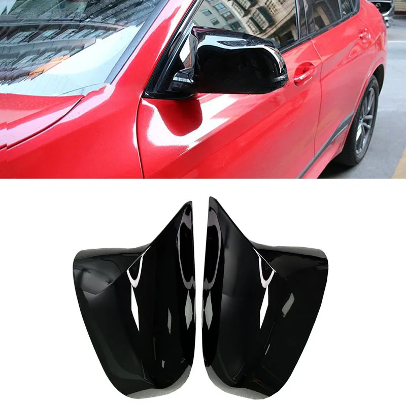

For BMW X3 G01 X4 G02 X5 G05 X6 G06 X7 G07 Car Rear View Side Mirror Cover Rearview Mirror Cap Replacement Carbon Fiber 18-21